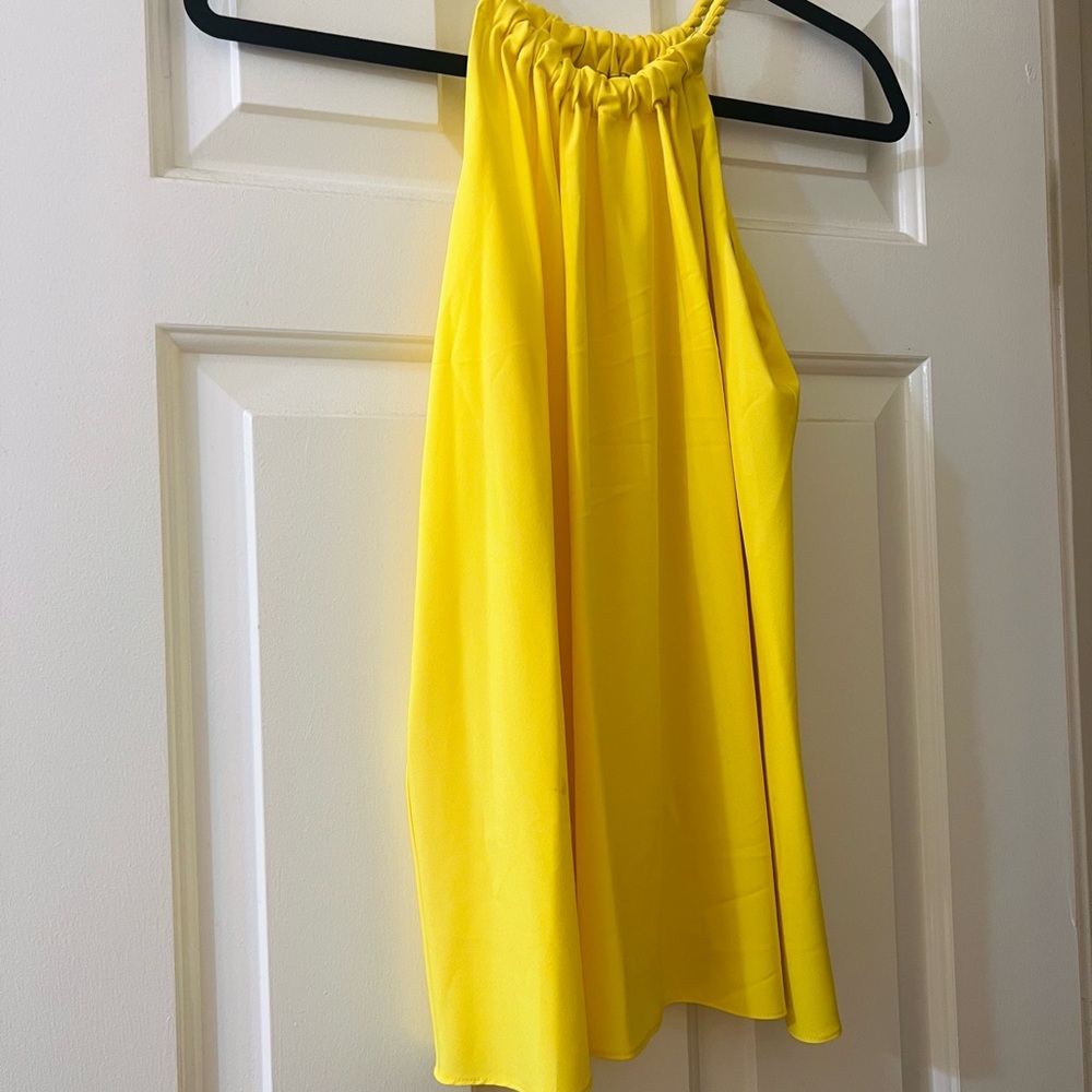 Rachel Roy Canary Yellow Braided Halter